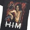 Vtg Him Band Ville Valo Schwere Baumwolle Schwarz Vollgröße Unisex Shirt CG955 Unisex T-Shirt