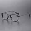 Vintage Kwadratowe Oprawki Okularowe Męskie Markowy Design Metalowe Optyczne Okulary Męskie Retro Korekcyjne Krótkowzroczność Oprawki