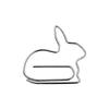 Midori D-Clips Paper Clips Rabbit Design A 43388006 - Cute Animal Shaped Stationery