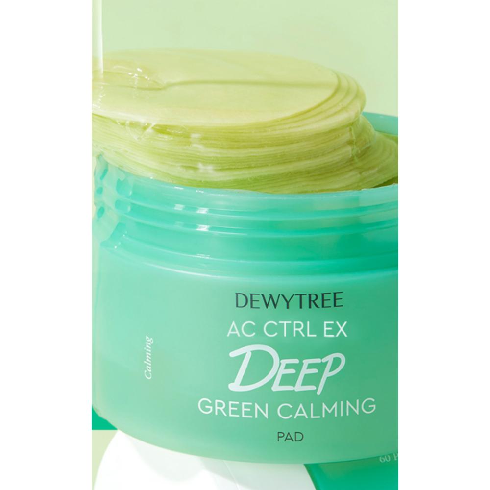DEWYTREE AC Control Ex Deep Green Calming Pad 180g, 60 Pieces, 2ea