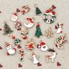 10x Romantic Christmas Charm Metal Alloy Decor New Year Pendant for DIY Bracelet