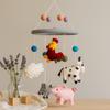 Felt Farm Animal Crib Mobile