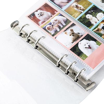 A6 Glitter Fotokarte Binder 25 Blatt Taschen 100 Fotos Für 2X6 Zoll Foto Streifen 2X6 Zoll Lesezeichen Photo Booth Rahmen Album