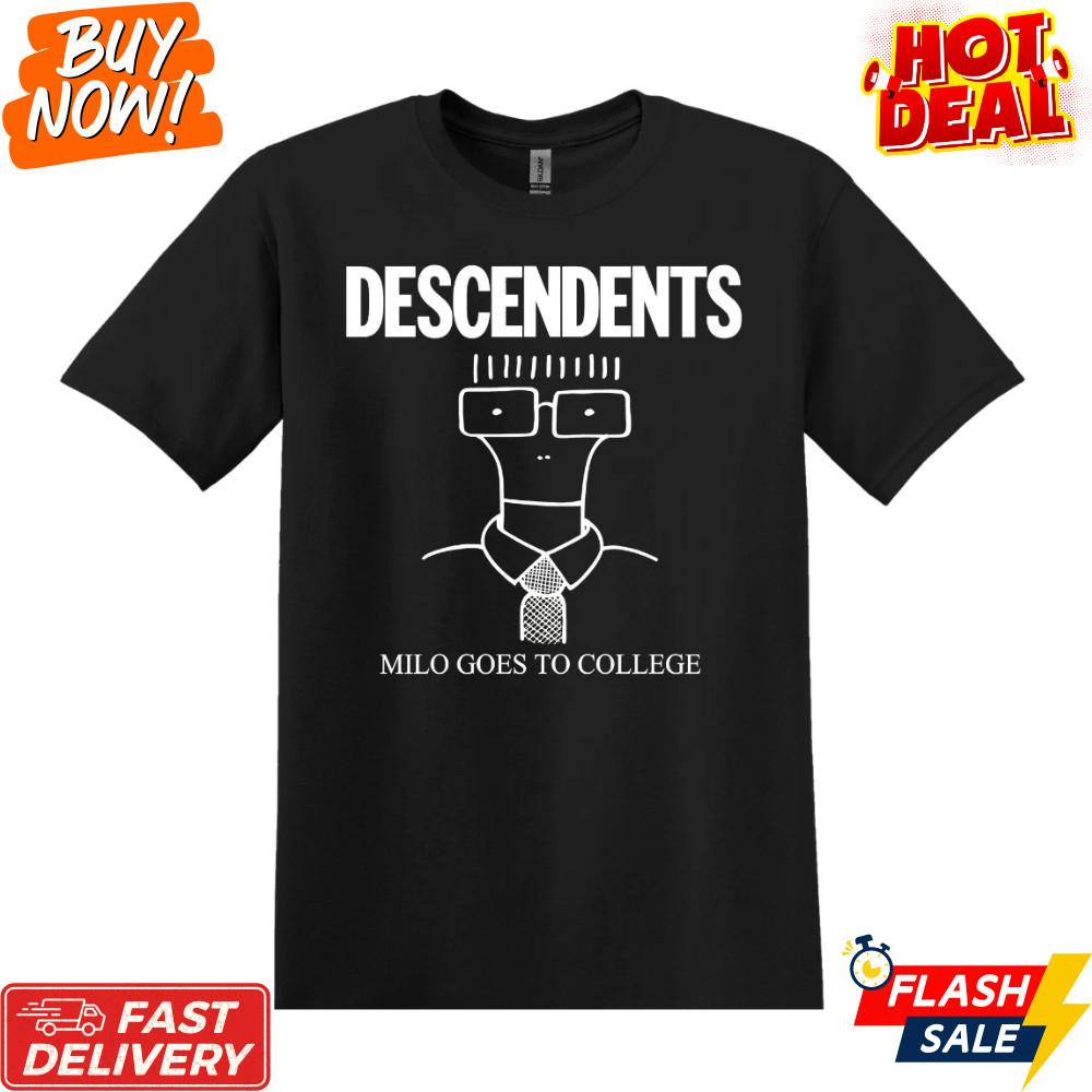Descendents Inspired Tee Milo Goes To College Punk Rock Band Tribute T-Shirt Unisex T-Shirt XXXL