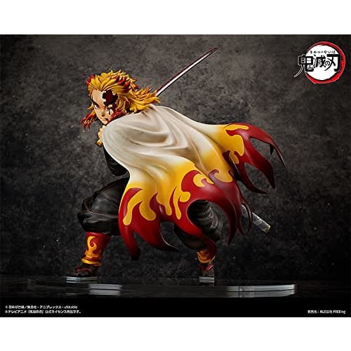FREEing Demon Slayer: Kimetsu No Yaiba Rengoku Kyojuro 1/4 Scale Plastic Painted Finished Figure