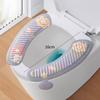 Waterproof Adhesive Toilet Seat Cover with Cartoon Design Seat Cushion Mat for Enhances Bathroom Aesthetic and Comfort