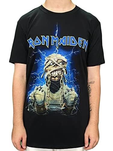 

Классическая рок-метал группа футболка Rockoff Trade Мужская футболка Iron Maiden Powerslave Мумия 4XL