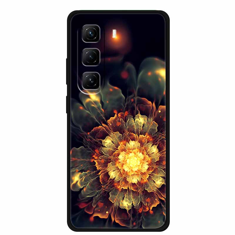 For Infinix Hot 60 Pro+ Case Cool Cartoon Soft Silicone TPU Black Cover For Infinix Hot 60 Pro Plus ShockProof Phone Case X6886