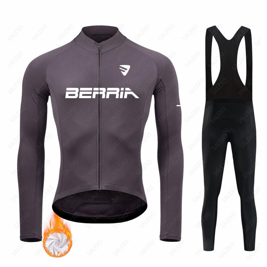 Men Thermal Fleece MTB Bike Clothes Ciclismo Uniform Maillot Hombre Bicycle Clothing Suit Cycling Suit Set with Plush Insulation for Winter 2026
