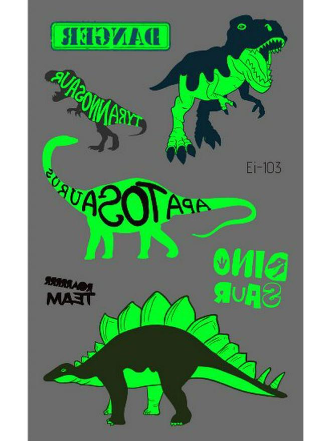 Tatuaże dla dzieci świecące w ciemności - Zabawa na imprezę i do kostiumu