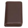 Portable PU Magnetic Closure Business Card Storage Case Stainless Steel Cards Holder