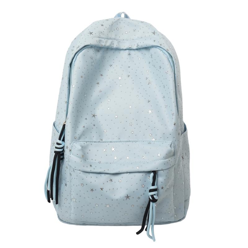 

College Style Large Capacity Backpack Women s Sky Star Schoolbag синий