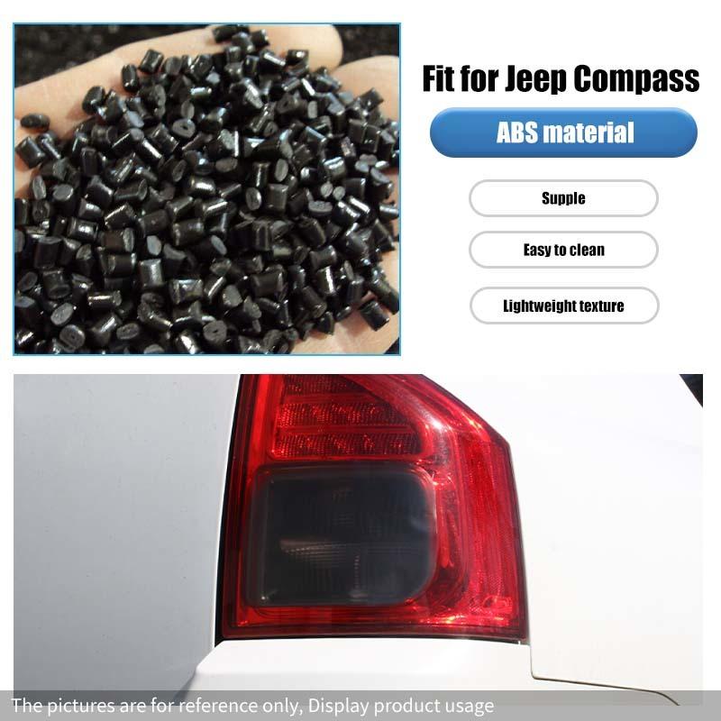 Taillight Protective Film Tail Light Decoration Cover Sticker For For Jeep Compass 2011-2016 PVC Exterior Accessoriess