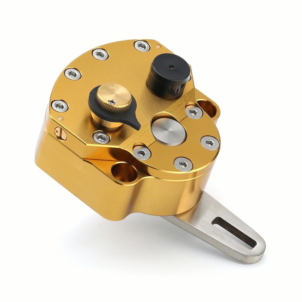 Universal Motorcycle Adjustable Steering Damper Stabilizer Safety Control Gold