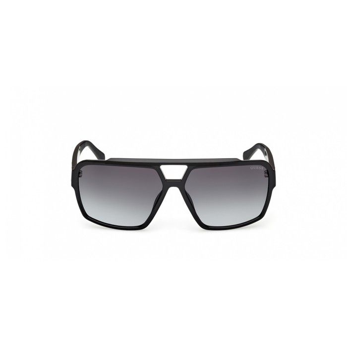 Lunettes De Soleil GUESS GU00223 61/14/145 Shiny Black Front Injected MAN GU00223