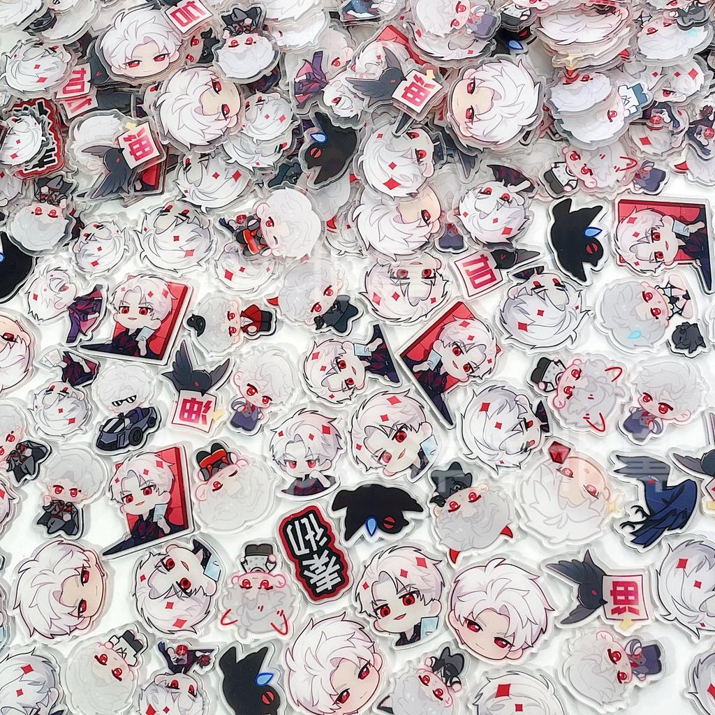 1/2/4CM Love and Deepspace 99-200Pcs Acrylic Sheet Sylus Rafayel Zayne Xavier Caleb Coin Wish Scroll Anime Distribution Fan Gift