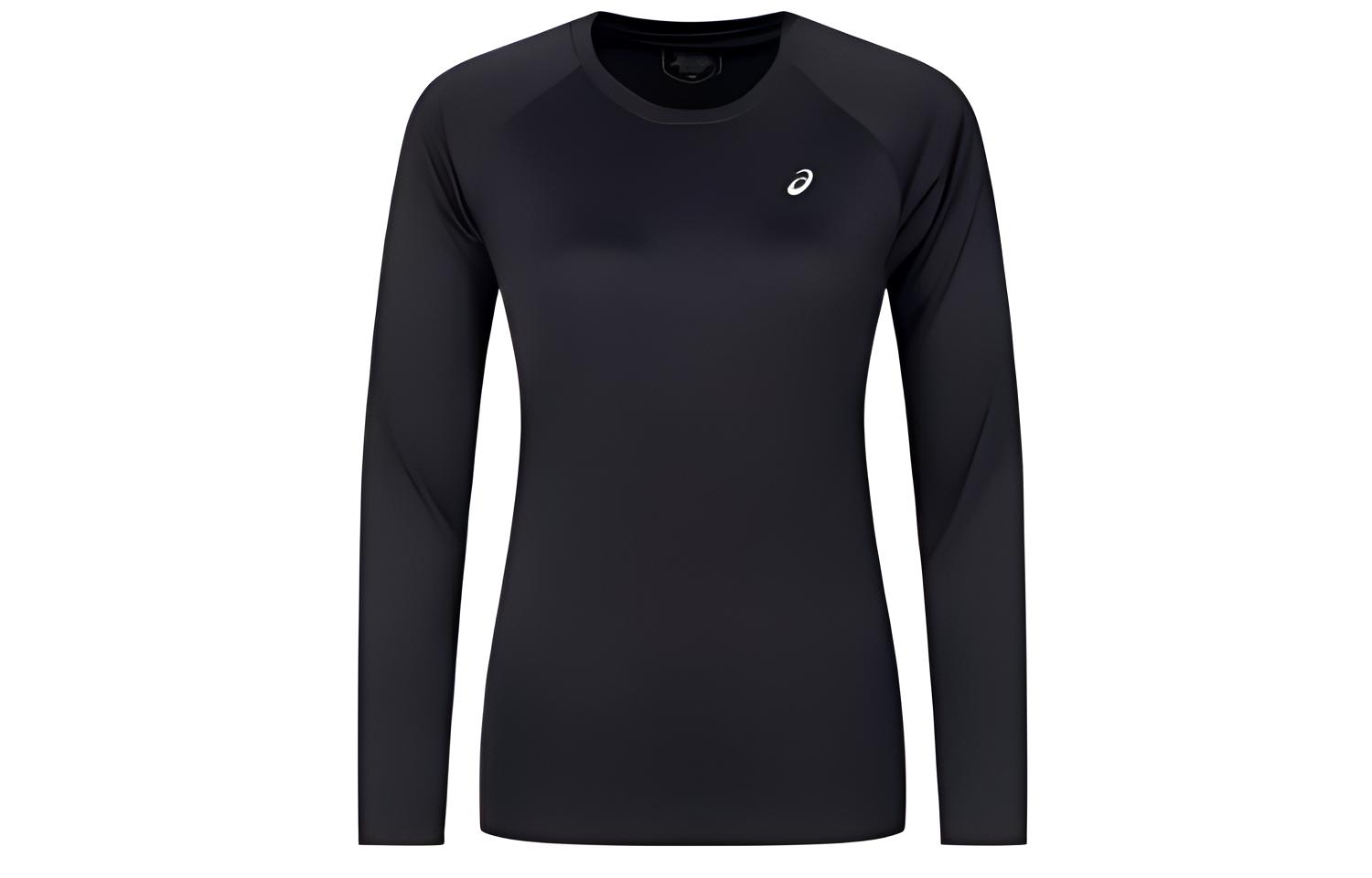 ASICS T Shirts Women s Black Crew Neck Moderate Other 2012D025-001 XL