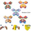 5/6/10pc Flying in the Book Fairy Rubber Band Powered Wind Up Great Surprise Birthday Wedding Card Gift Butterfly Card Magic Toy