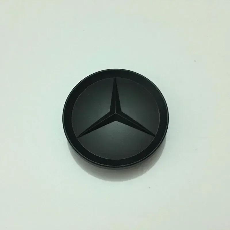 Bilklistremerke 2025 Varmt For Benz 64mm 4 stk ABS Bilfelgkapsler Hjulnavkapsel for Mercedes Benz W124 W205 W203 W204 W168 W176 CLA