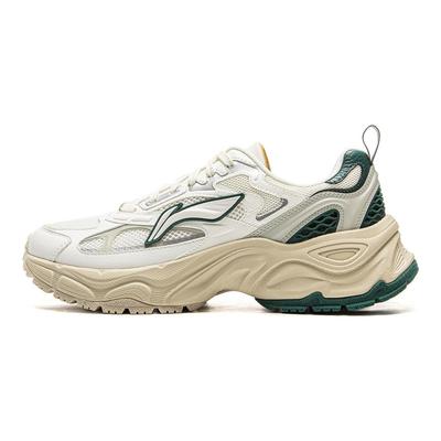 Li Ning Star Ring Y2K Měkké Retro Módní Univerzální Zvyšující Výšku Tlumící Nárazy Protiskluzové Odolné Proti Opotřebení Prodyšné Nízké Ležérní Boty AGCV111-1