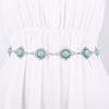 Metal Waist Chain Women'S Dress Waist Decoration Retro Silver Hook Adjustment Belt Five Optional