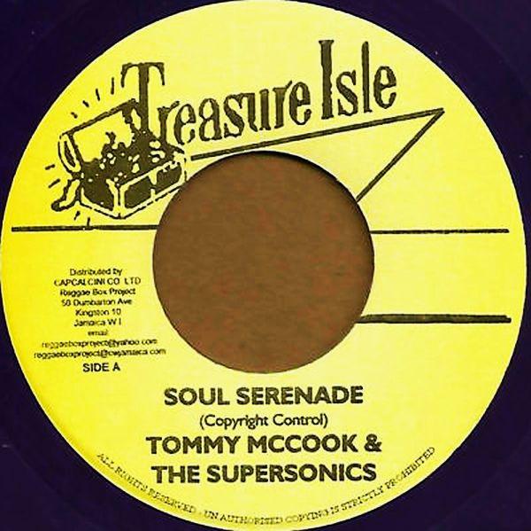 7inch Record TOMMY MCCOOK & THE SUPERSONICS / TH - Soul Serenade / Same Song none Treasure Isle Jamaica Reggae, Ska & Dub Used