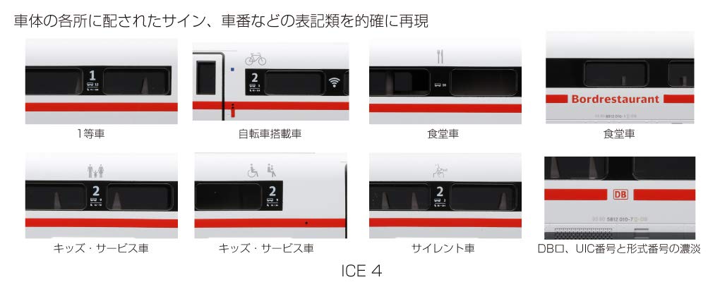 KATO N Gauge ICE4 Basic Set Railway Model Train 7-car 10-1512