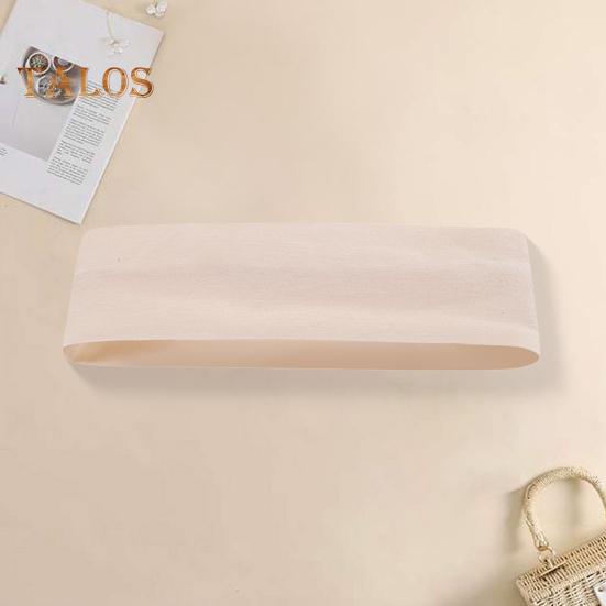 Women Men Headband High Elastic Solid Color Wide Hair Band Breathable Elastic Hair Tie Sports Yoga Fitness Headgear