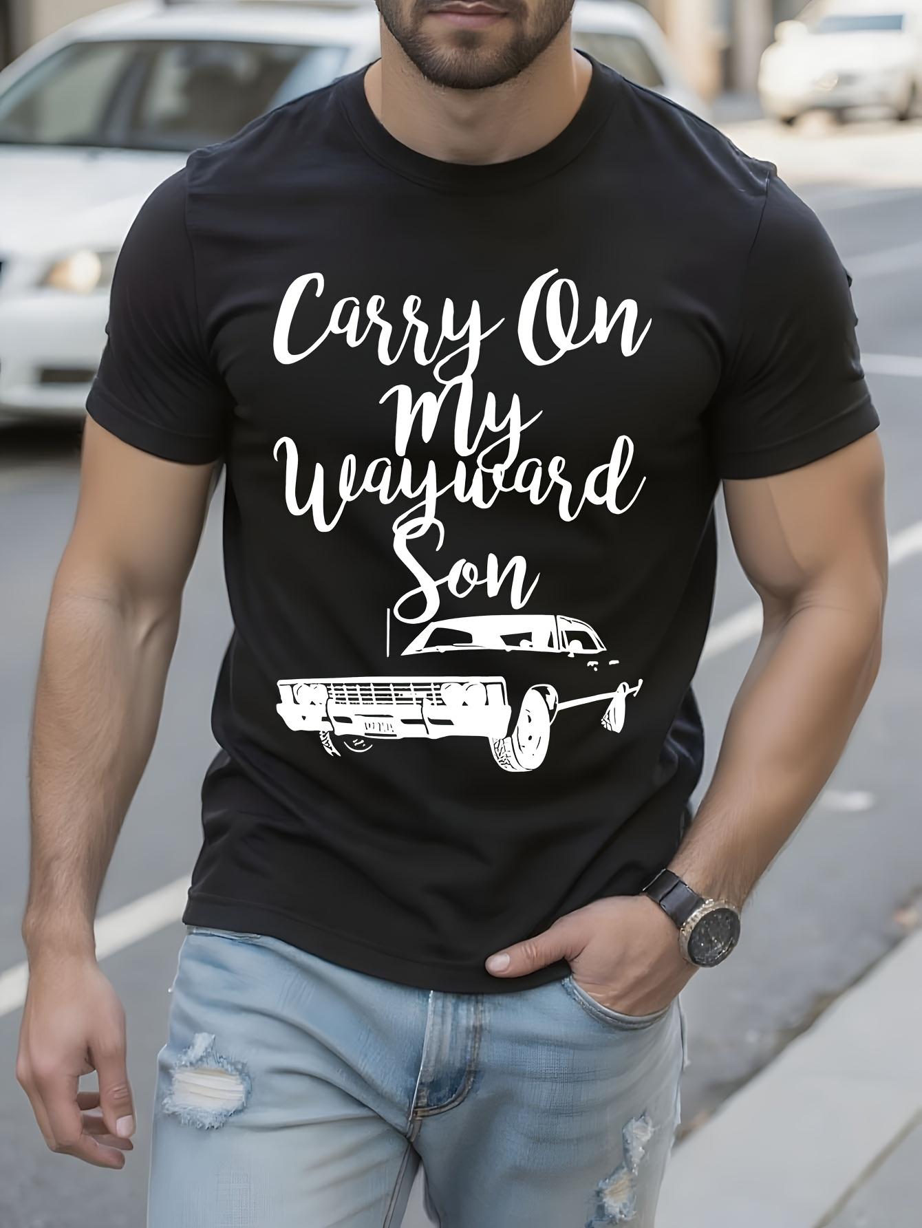 Supernatural TV Show Inspired Tshirt - Carry On My Waywar... S