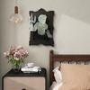 Luminous Mirror Stickers,Sculpture Art Canvas Modern Family Bedroom Decor