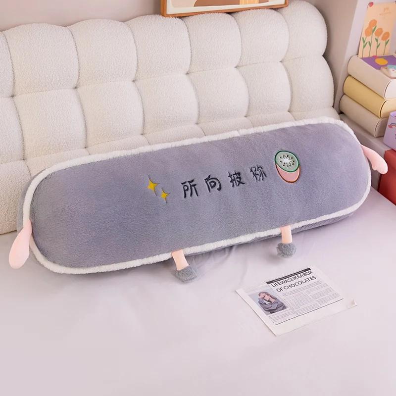 60/90cm Kiwi Strawberry Orange Avocado Apple Plush Toy Throw Pillow Sleeping Doll Toy Children Birthday Gift