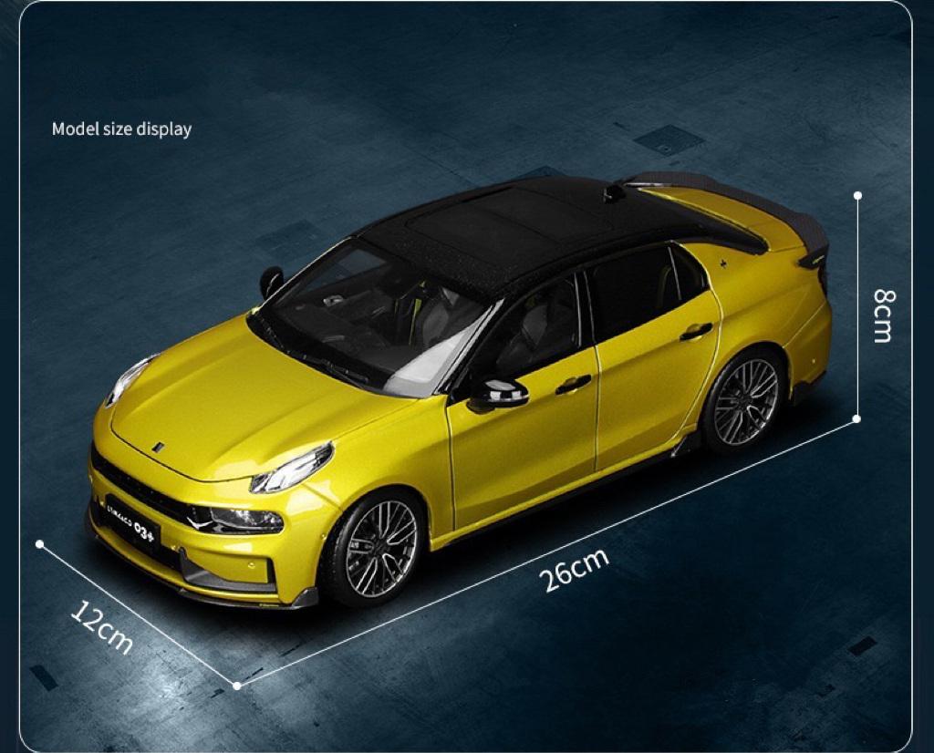 1/18 LYNK&CO 03 03+ Alloy Sports Car Model Diecasts Metal Track Racing Car Vehicles Model Simulation Childrens Toys Gift