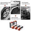Tire Stem Valve Caps 5 Pieces Car Tire Valve Accessories Airtight Wheel Stem Cover For Truck Motorcycle SUV Bicycle Racing