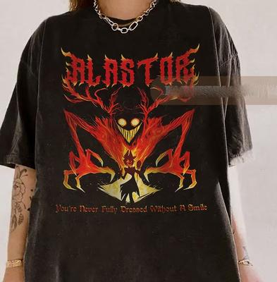 Alastor Hazbin Hotel Shirt, Cartoon Merch Gift For Fans Unisex S-5Xl Unisex T-Shirt