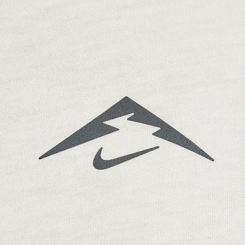 Nike Brand Logo Raglan Sleeve Quick-Dry Short-Sleeve T-Shirt for Men, White