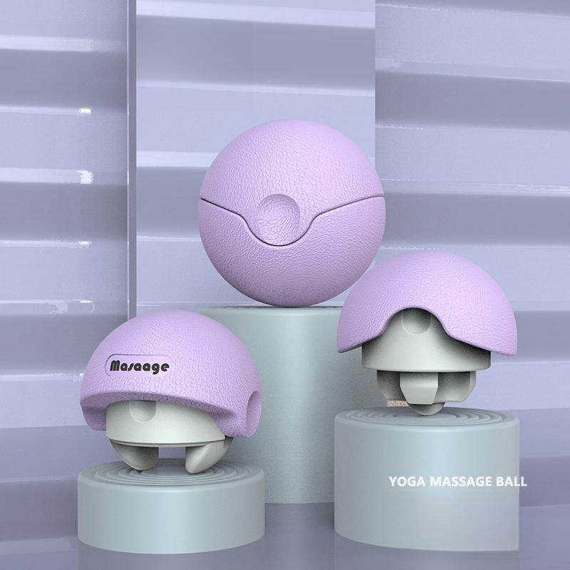 

Многофункциональный массажер для ног, расслабляющий фасциальный мяч, массажер для шейных меридианов, массажный мяч для йоги, фитнес-мяч из термопластичного эластомера фиолетовый