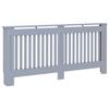 vidaXL Radiator Cover Anthracite 172x19x81.5 Cm MDF