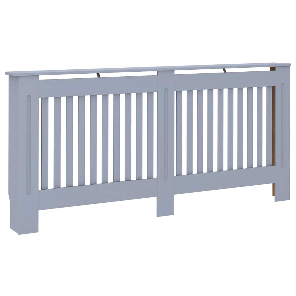 vidaXL Radiator Cover Anthracite 172x19x81.5 Cm MDF