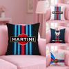 Car Cool M-Martinies Cushion Cover Plush Fabric Soft Double-Sided Printed Sofa Pillow Case Colorfast Home Decor Gift