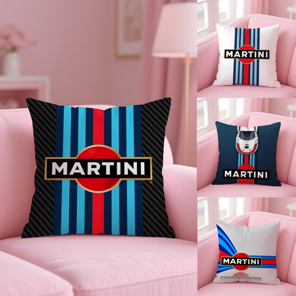 Car Cool M-Martinies Cushion Cover Plush Fabric Soft Double-Sided Printed Sofa Pillow Case Colorfast Home Decor Gift
