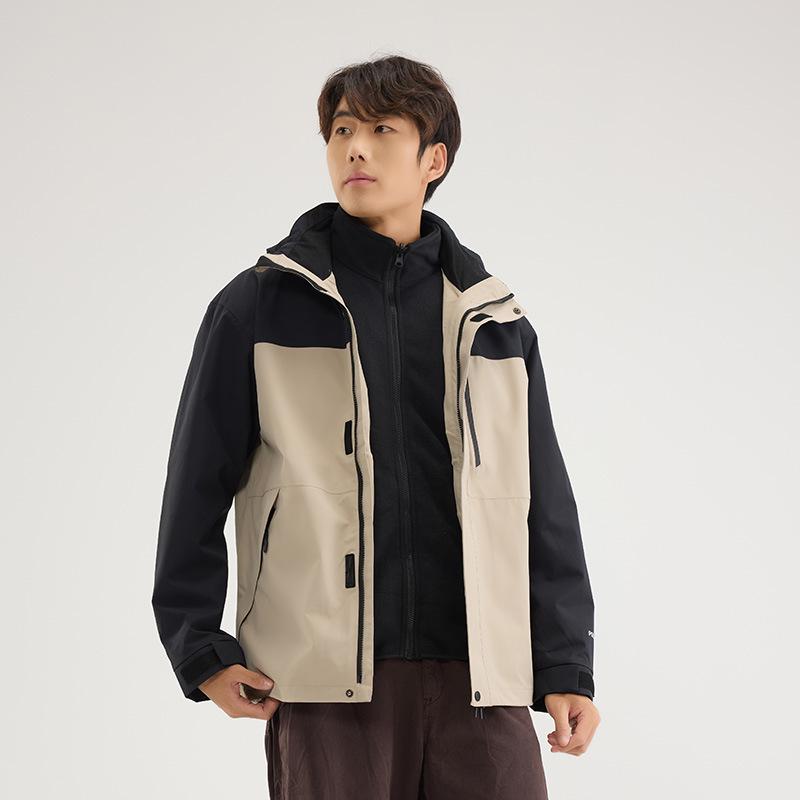 

Premium Heat-Sealed 3-in-1 Windproof & Rainproof Jacket for Men & Women - Perfect for Outdoor Mountaineering S