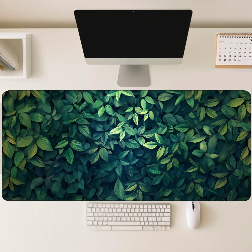 Vintage Dark Floral Pattern Large Gaming Mouse Pad Non Slip Rubber Base Extended Desk Mat For Pc Laptop Gaming Office Workspace
