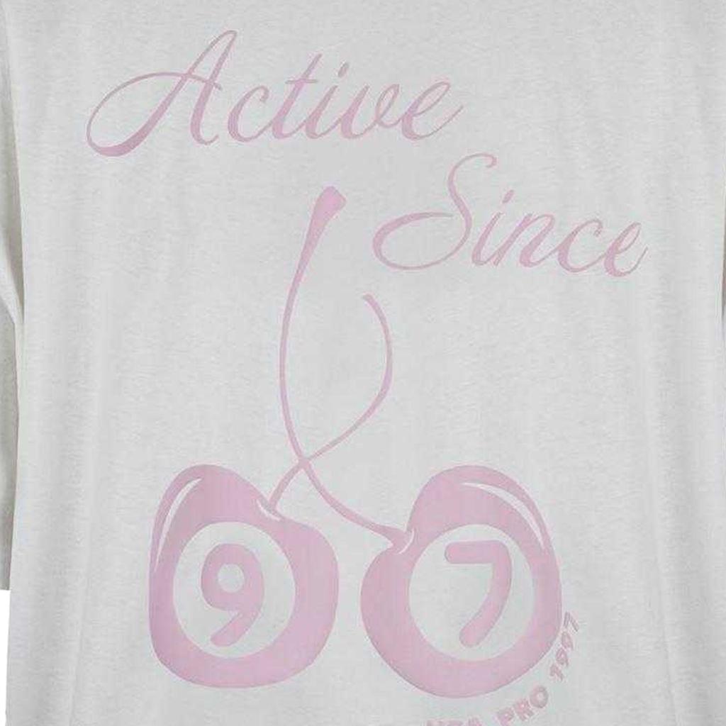 USA Pro Womens/Ladies Graphic Print Cotton Oversized T-Shirt