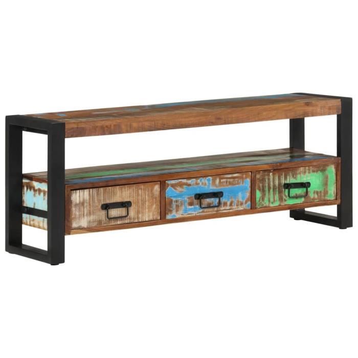 VidaXL TV Cabinet 120x30x45 Cm Solid Reclaimed Wood 351671