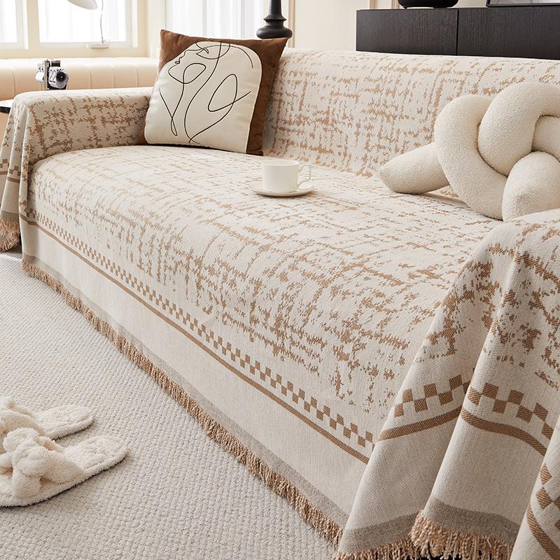 Chenille Sofabezug, Ein vollständiger All-inclusive-Sofabezug, Universeller Anti-Katzenkratz-Kissenbezug für alle Jahreszeiten