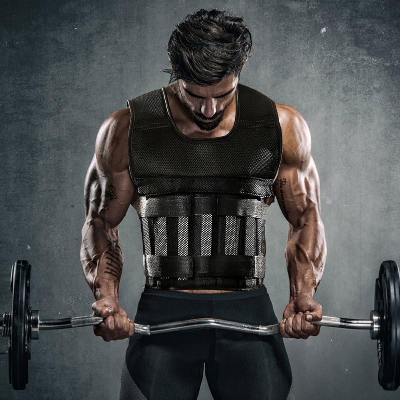 EXCEART Weight Durable Fitness Weight Plates for Weighted Ankle and Wrist Home Rounded Set of 6 Plates, Steel, Multi-Purpose Vests, Weights, Walking,