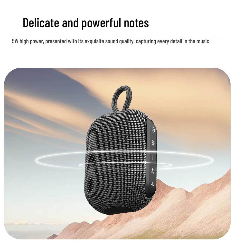 4GO Waterproof Portable Bluetooth Speaker: High-Quality Sound, Outdoor Wireless Mini Subwoofer