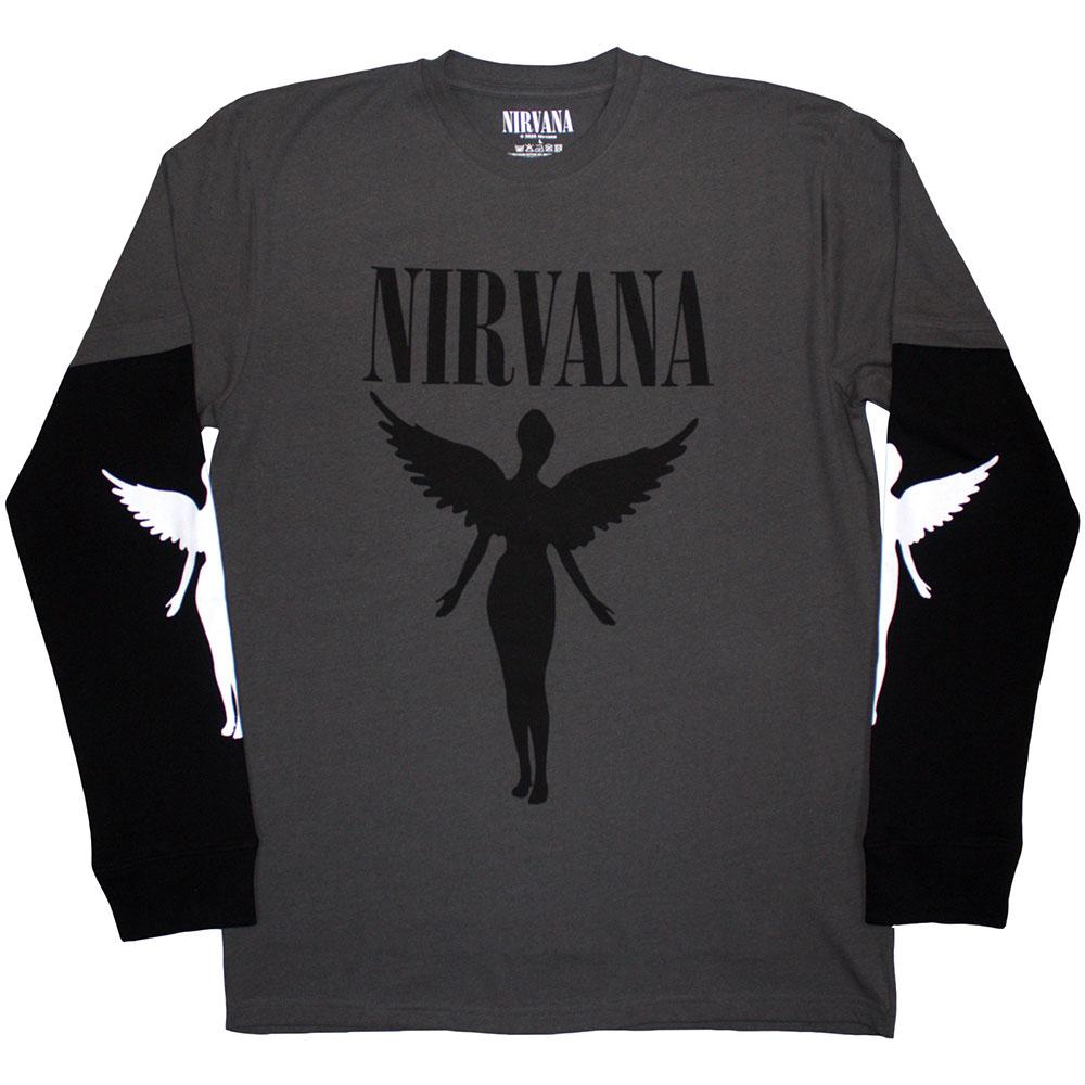 Nirvana Unisex Adult In Utero Mono Layered Long-Sleeved T-Shirt