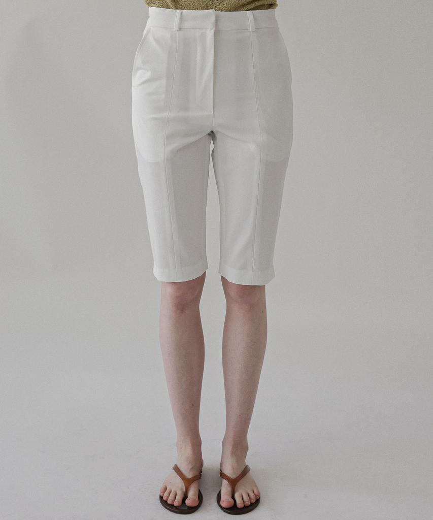 Keullaepeu Summer Knee-Length Capri Pants_Ivory