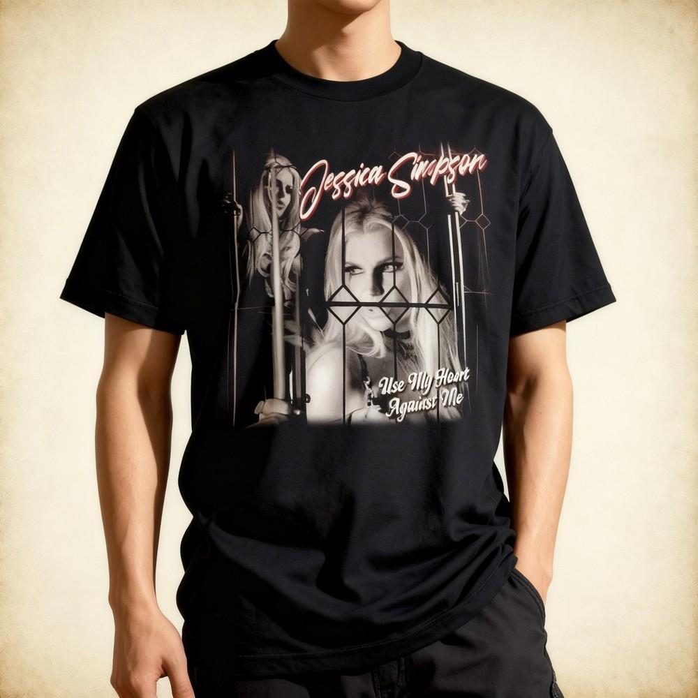 Jessica Simpson Use My Heart Against Me Black All Size Shirt Unisex T-Shirt M